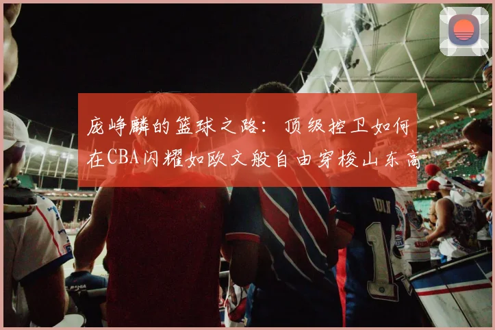 庞峥麟的篮球之路：顶级控卫如何在CBA闪耀如欧文般自由穿梭山东高速