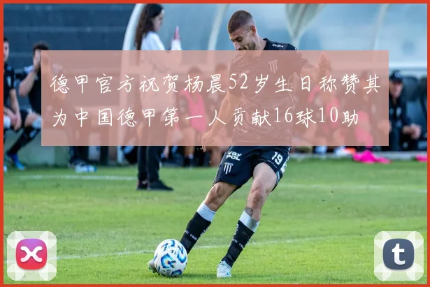 德甲官方祝贺杨晨52岁生日称赞其为中国德甲第一人贡献16球10助